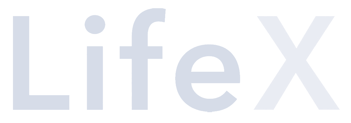 The wordmark of LifeX, the Pittsburgh life sciences accelerator.